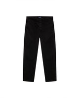 Mens Jogger Pants Mid Rise Cotton Elastane Papery Finish Cool Touch Elastic Waist Drawstring Hidden Snap - Black 63_631H001_NEG194007_3