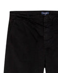 Mens Jogger Pants Mid Rise Cotton Elastane Papery Finish Cool Touch Elastic Waist Drawstring Hidden Snap - Black 63_631H001_NEG194007_8