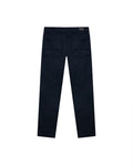 Mens Pants Slim Fit 5 Pocket Mid Rise Cotton Tencel Elastane Jogger Fabric Premium Soft Touch - Blue 63_631H004_AZU194011_5