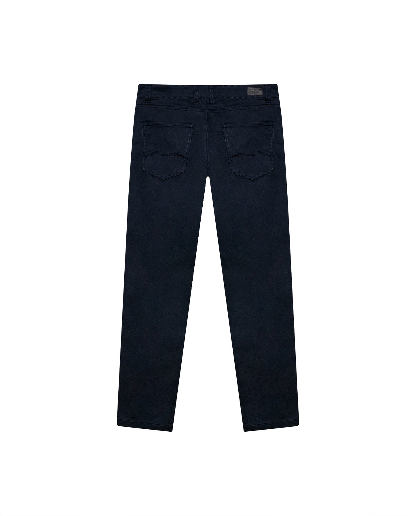 Mens Pants Slim Fit 5 Pocket Mid Rise Cotton Tencel Elastane Jogger Fabric Premium Soft Touch - Blue 63_631H004_AZU194011_5