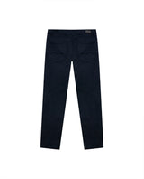 Mens Pants Slim Fit 5 Pocket Mid Rise Cotton Tencel Elastane Jogger Fabric Premium Soft Touch - Blue 63_631H004_AZU194011_5