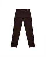 Mens Pants Slim Fit 5 Pocket Mid Rise Cotton Tencel Elastane Jogger Fabric Premium Soft Touch - Brown 63_631H004_CAF191016_5