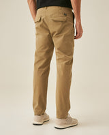 Mens Carpenter Pants Mid Rise Cargo Silhouette Cotton Tencel Elastane Functional Front Carpenter Pocket - Brown 63_631H005_CAF181018_6