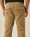 Mens Carpenter Pants Mid Rise Cargo Silhouette Cotton Tencel Elastane Functional Front Carpenter Pocket - Brown 63_631H005_CAF181018_7