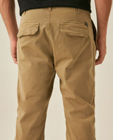 Mens Carpenter Pants Mid Rise Cargo Silhouette Cotton Tencel Elastane Functional Front Carpenter Pocket - Brown 63_631H005_CAF181018_7