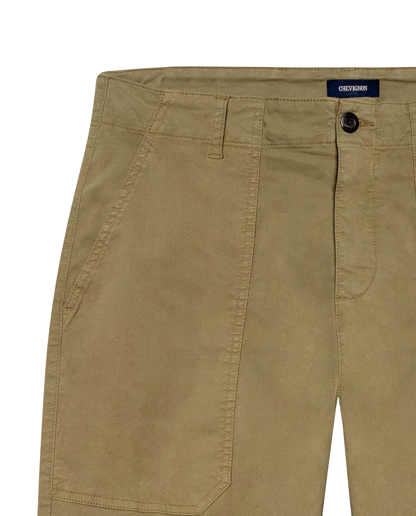 Mens Carpenter Pants Mid Rise Cargo Silhouette Cotton Tencel Elastane Functional Front Carpenter Pocket - Brown 63_631H005_CAF181018_8