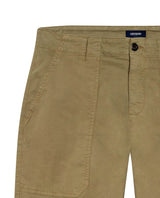 Mens Carpenter Pants Mid Rise Cargo Silhouette Cotton Tencel Elastane Functional Front Carpenter Pocket - Brown 63_631H005_CAF181018_8
