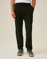 Mens Carpenter Pants Mid Rise Cargo Silhouette Cotton Tencel Elastane Functional Front Carpenter Pocket - Black 63_631H005_NEG194007_0
