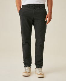 Mens Pants Slim Fit Cotton Elastane Utilitarian Set Rear Piping Woven Label Red Details Bomber Set - Black 63_631H006_NEG194004_0