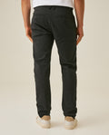 Mens Pants Slim Fit Cotton Elastane Utilitarian Set Rear Piping Woven Label Red Details Bomber Set - Black 63_631H006_NEG194004_6