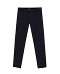 Mens Pants Regular Fit Mid Rise Cotton Nylon Elastane Technical Fabric Internal Elastic Waistband Special Touch - Black 63_631H007_NEG194007_0
