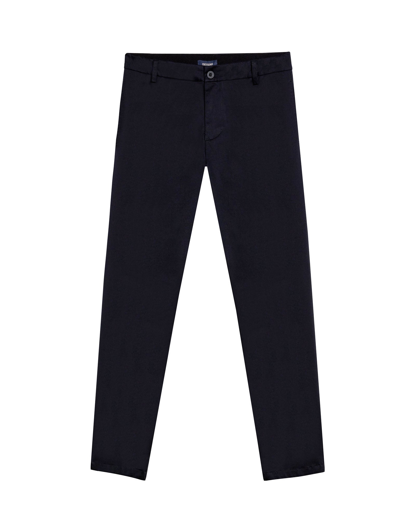 Mens Pants Regular Fit Mid Rise Cotton Nylon Elastane Technical Fabric Internal Elastic Waistband Special Touch - Black 63_631H007_NEG194007_0