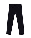 Mens Pants Regular Fit Mid Rise Cotton Nylon Elastane Technical Fabric Internal Elastic Waistband Special Touch - Black 63_631H007_NEG194007_5