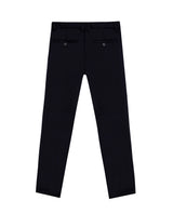 Mens Pants Regular Fit Mid Rise Cotton Nylon Elastane Technical Fabric Internal Elastic Waistband Special Touch - Black 63_631H007_NEG194007_5