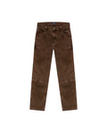 Mens Rodeo Carpenter Pants 5 Pocket Low Rise Canvas Cotton Medium Weight Workwear Aesthetic - Brown 63_631H010_CAF190916_3