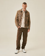 Mens Rodeo Carpenter Pants 5 Pocket Low Rise Canvas Cotton Medium Weight Workwear Aesthetic - Brown 63_631H010_CAF190916_4