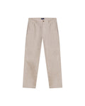 Mens Rodeo Pants Straight Fit Relaxed Mid Rise Linen Pure Piping Pockets Leather Label - Gray 63_631H702_GRI146305_3
