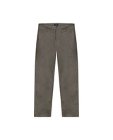Mens Rodeo Pants Straight Fit Relaxed Mid Rise Linen Pure Piping Pockets Leather Label - Gray 63_631H702_GRI180513_3