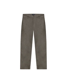 Mens Rodeo Pants Straight Fit Relaxed Mid Rise Linen Pure Piping Pockets Leather Label - Gray 63_631H702_GRI180513_3