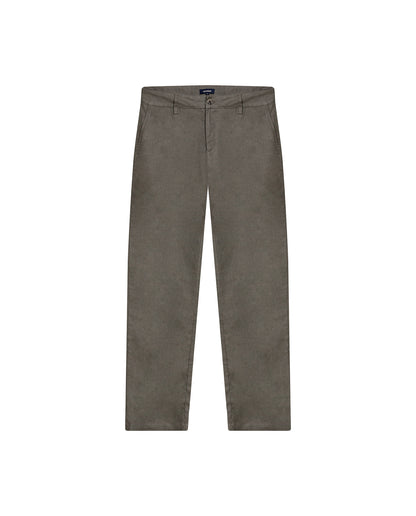 Mens Rodeo Pants Straight Fit Relaxed Mid Rise Linen Pure Piping Pockets Leather Label - Gray 63_631H702_GRI180513_3