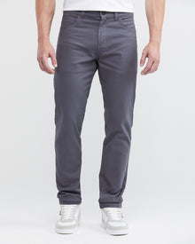 GRAY REGULAR FIT PANTS