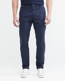 DARK BLUE REGULAR FIT CHINOS