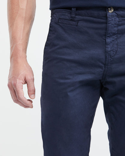DARK BLUE REGULAR FIT CHINOS