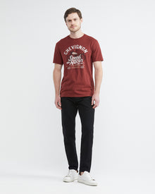 BLACK COTTON FIVE-POCKET PANTS