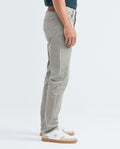 Men's 5-Pocket Dyed Pants Leather Label Rivets Cotton Stretch - 4