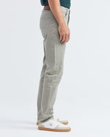 Men's 5-Pocket Dyed Pants Leather Label Rivets Cotton Stretch - 4