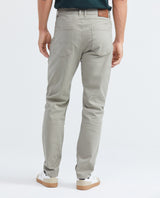 Men's 5-Pocket Dyed Pants Leather Label Rivets Cotton Stretch - 5