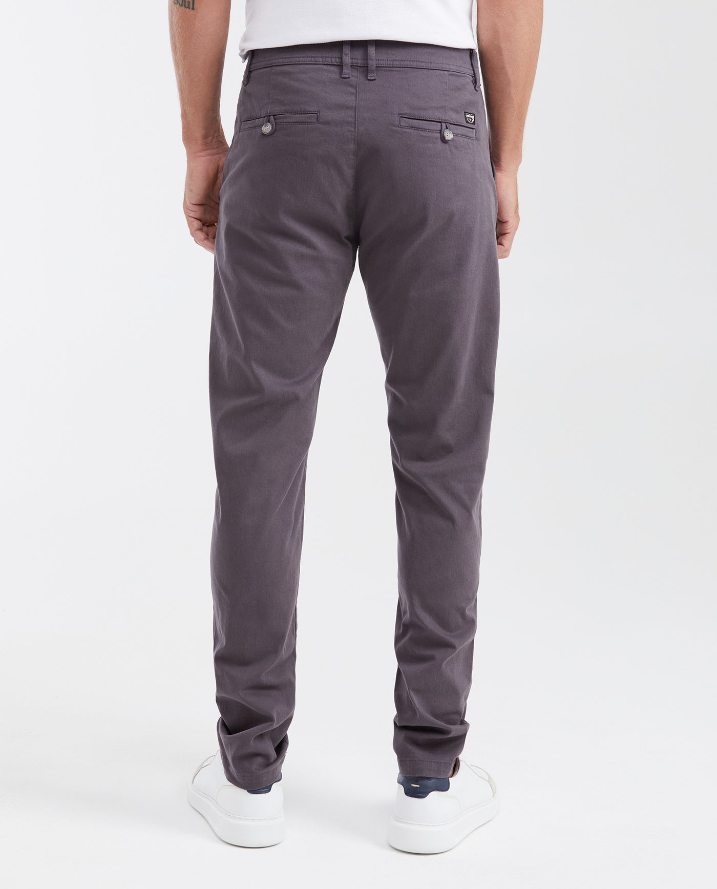 Pantalón Tipo Chino Regular Fit Boot Cut para Hombre - Gray 63_632G000_GRI190201_5