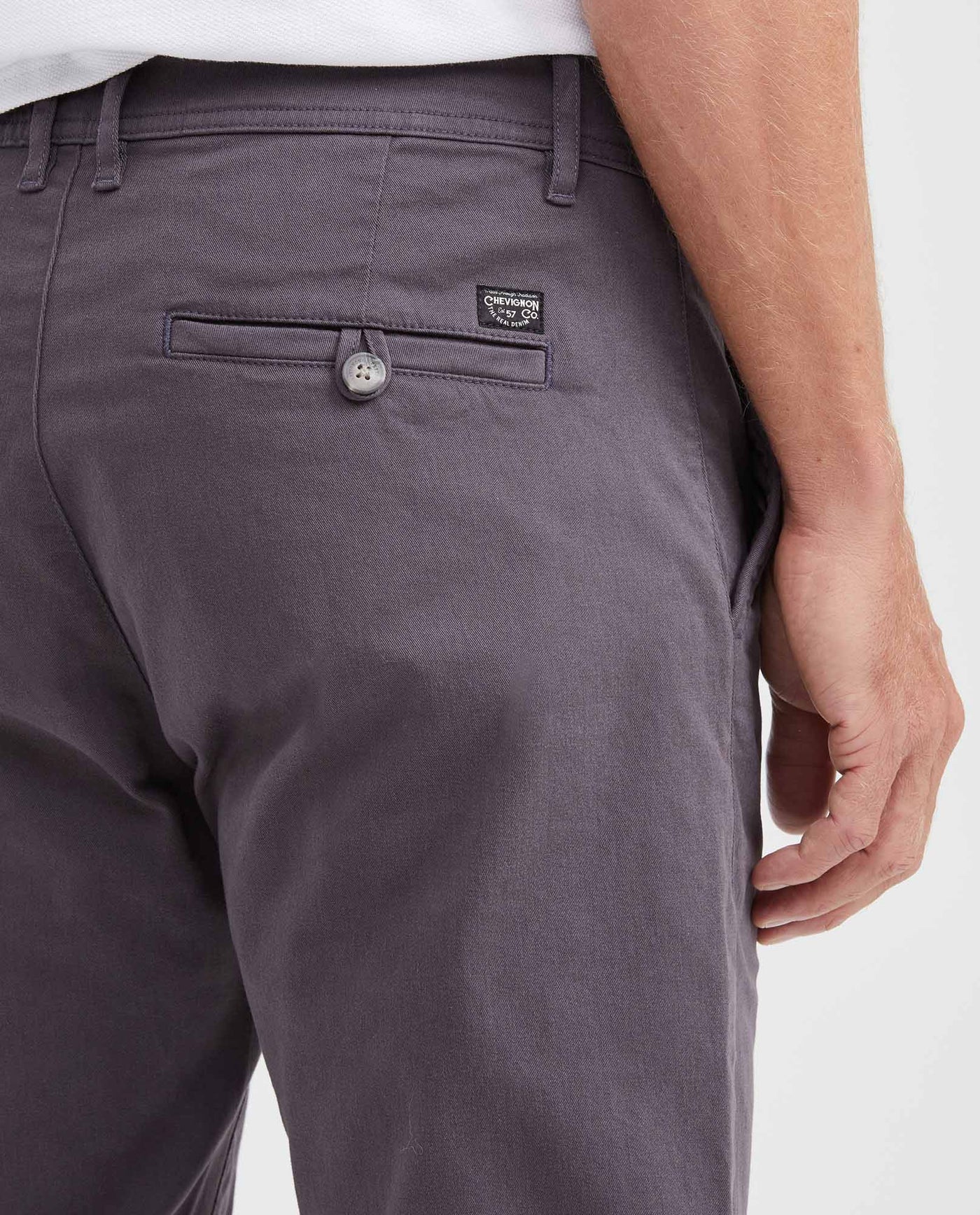 Pantalón Tipo Chino Regular Fit Boot Cut para Hombre - Gray 63_632G000_GRI190201_6