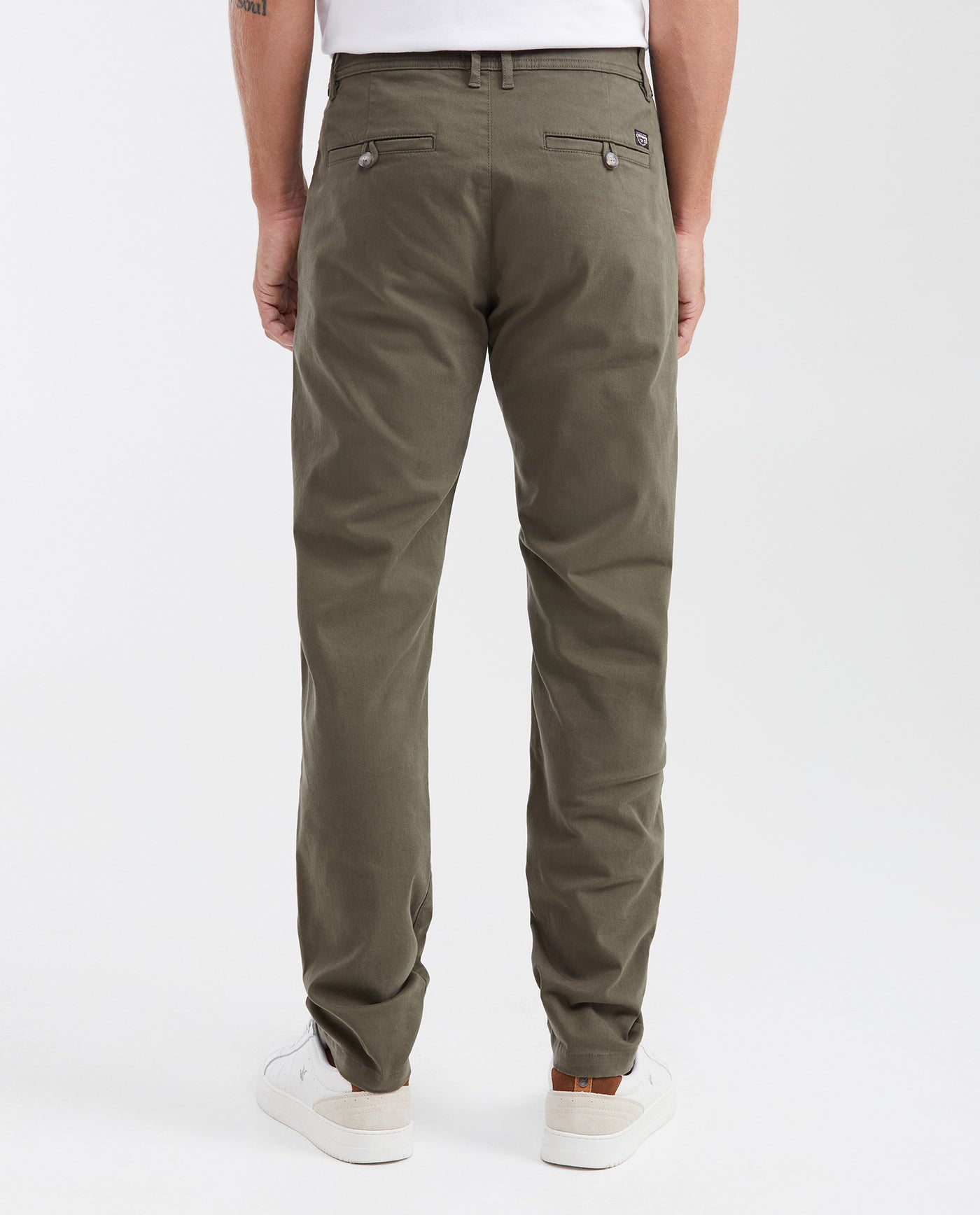 Pantalón Tipo Chino Regular Fit Boot Cut para Hombre - Green 63_632G000_VER190415_5