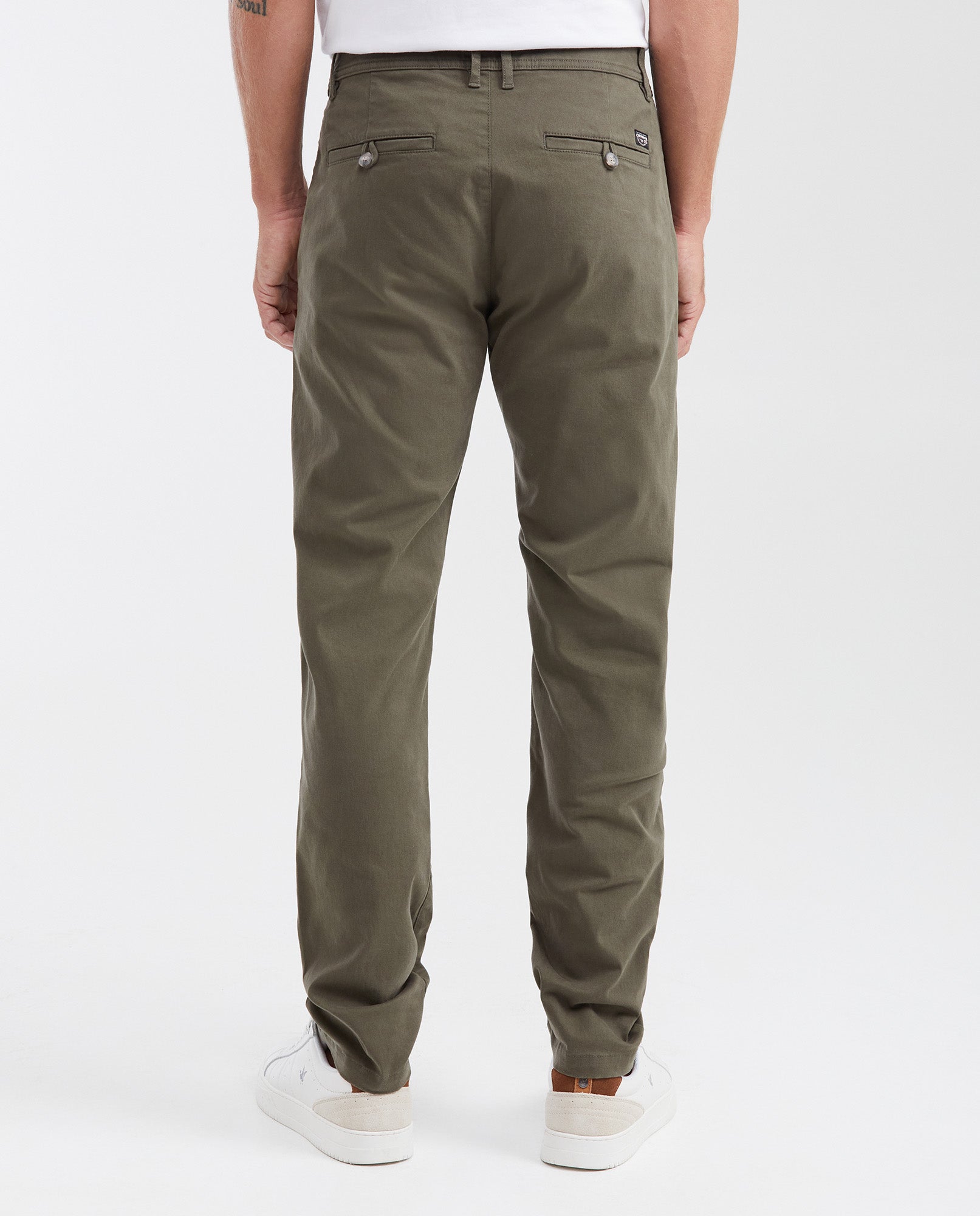 Pantalón Tipo Chino Regular Fit Boot Cut para Hombre - Green 63_632G000_VER190415_5
