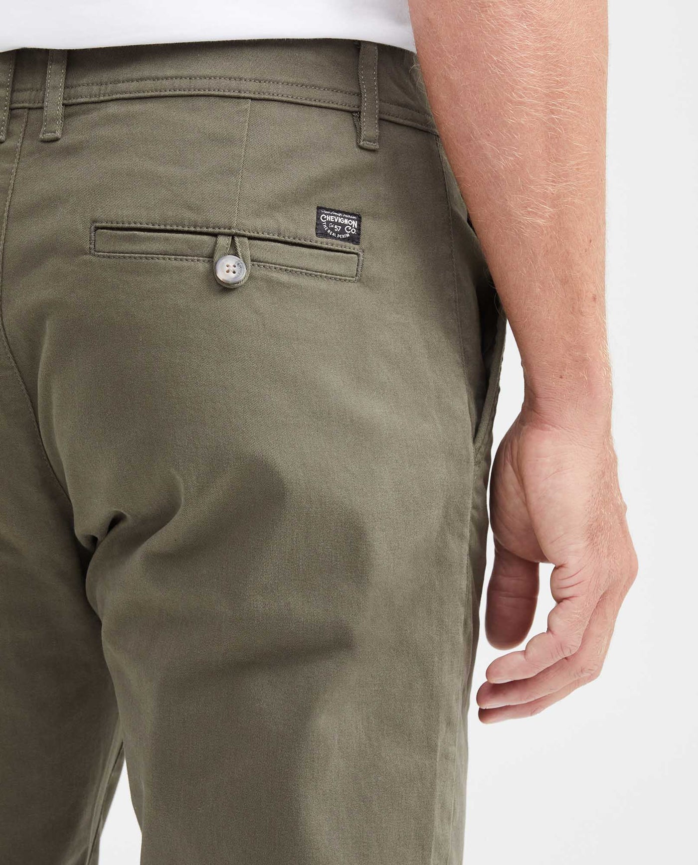 Pantalón Tipo Chino Regular Fit Boot Cut para Hombre - Green 63_632G000_VER190415_6