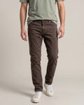 Men's Medium Rise 5-Pocket Relaxed Boot Pants with Peach Touch and Reserve Dye in Cotton-Elastane 63_632G008_CAF181314_4