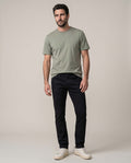 Men's Medium Rise 5-Pocket Relaxed Boot Pants with Peach Touch and Reserve Dye in Cotton-Elastane 63_632G008_NEG194007_0