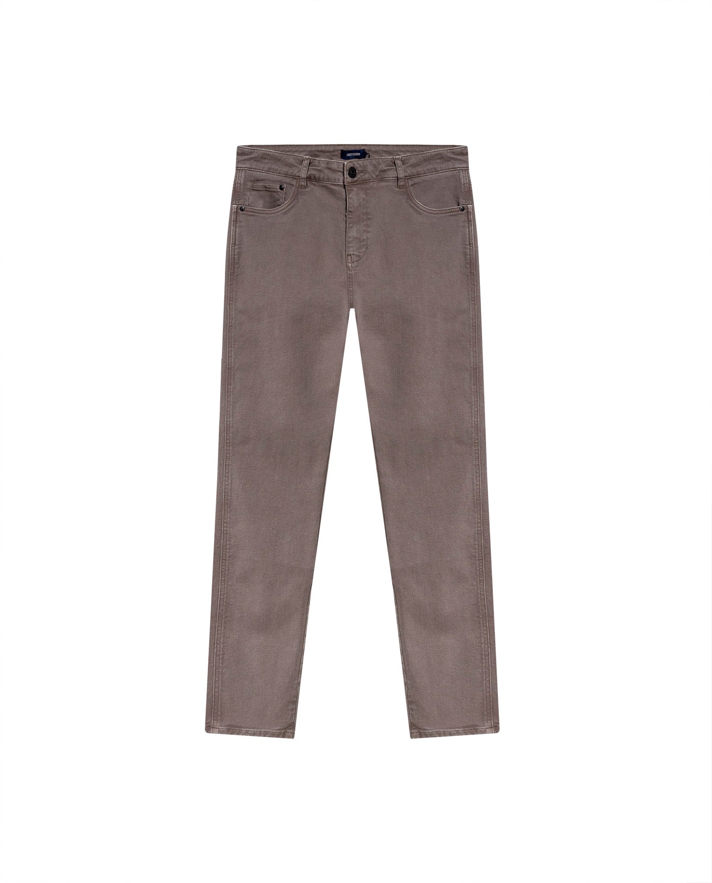 Men's Slim Fit Pants - Beige 63_632H001_BEI161102_4