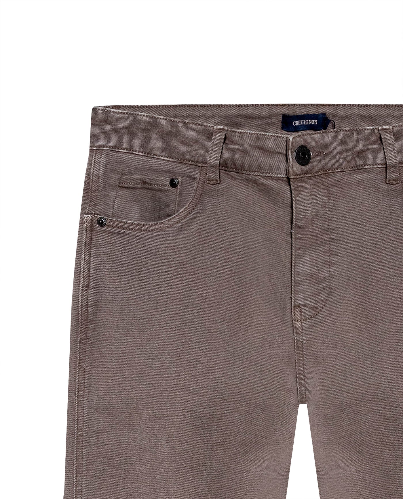 Men's Slim Fit Pants - Beige 63_632H001_BEI161102_8