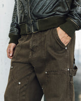 Mens Bootcut Cargo Pants - Special Collection - Brown 63_632H200_CAF190814_4