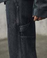 Mens Bootcut Cargo Pants - Special Collection - Black 63_632H200_NEG194007_4
