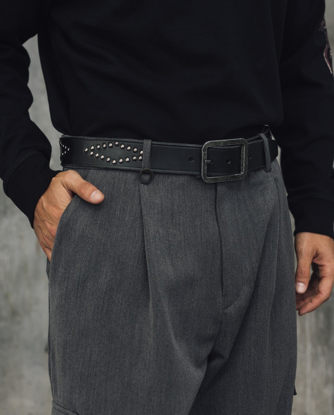 Mens Tailored Cargo Pants - Special Collection - Black 63_632H201_NEG194007_4