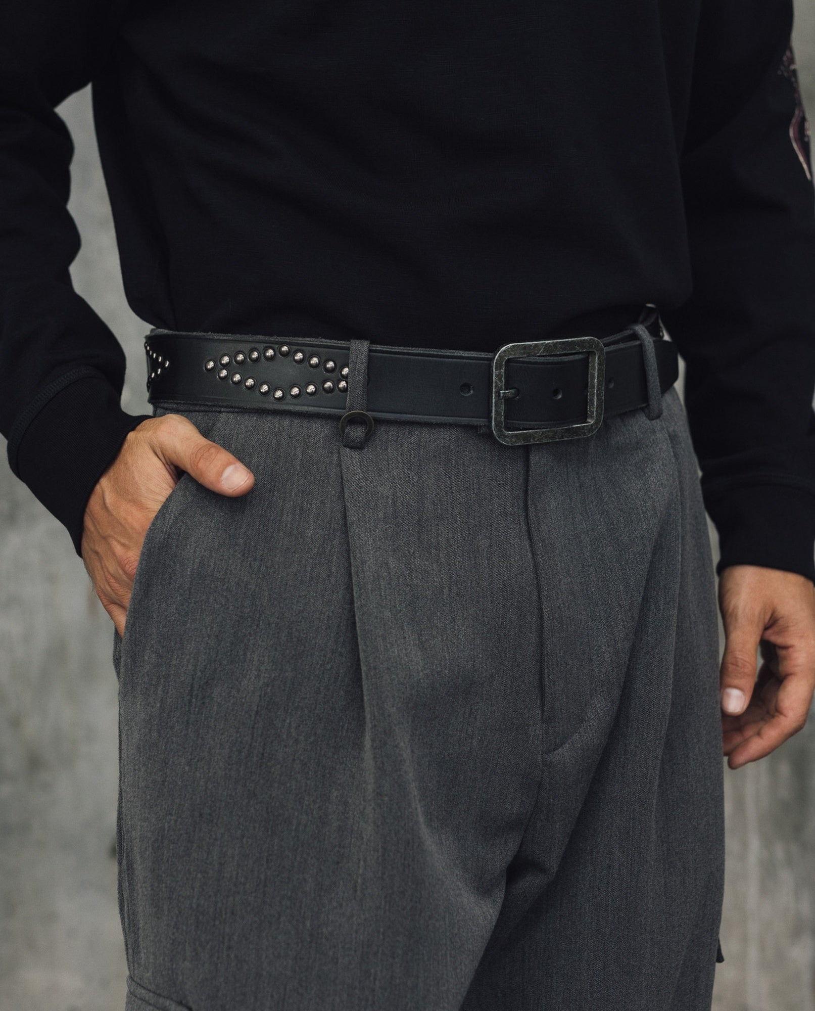 Mens Tailored Cargo Pants - Special Collection - Black 63_632H201_NEG194007_4
