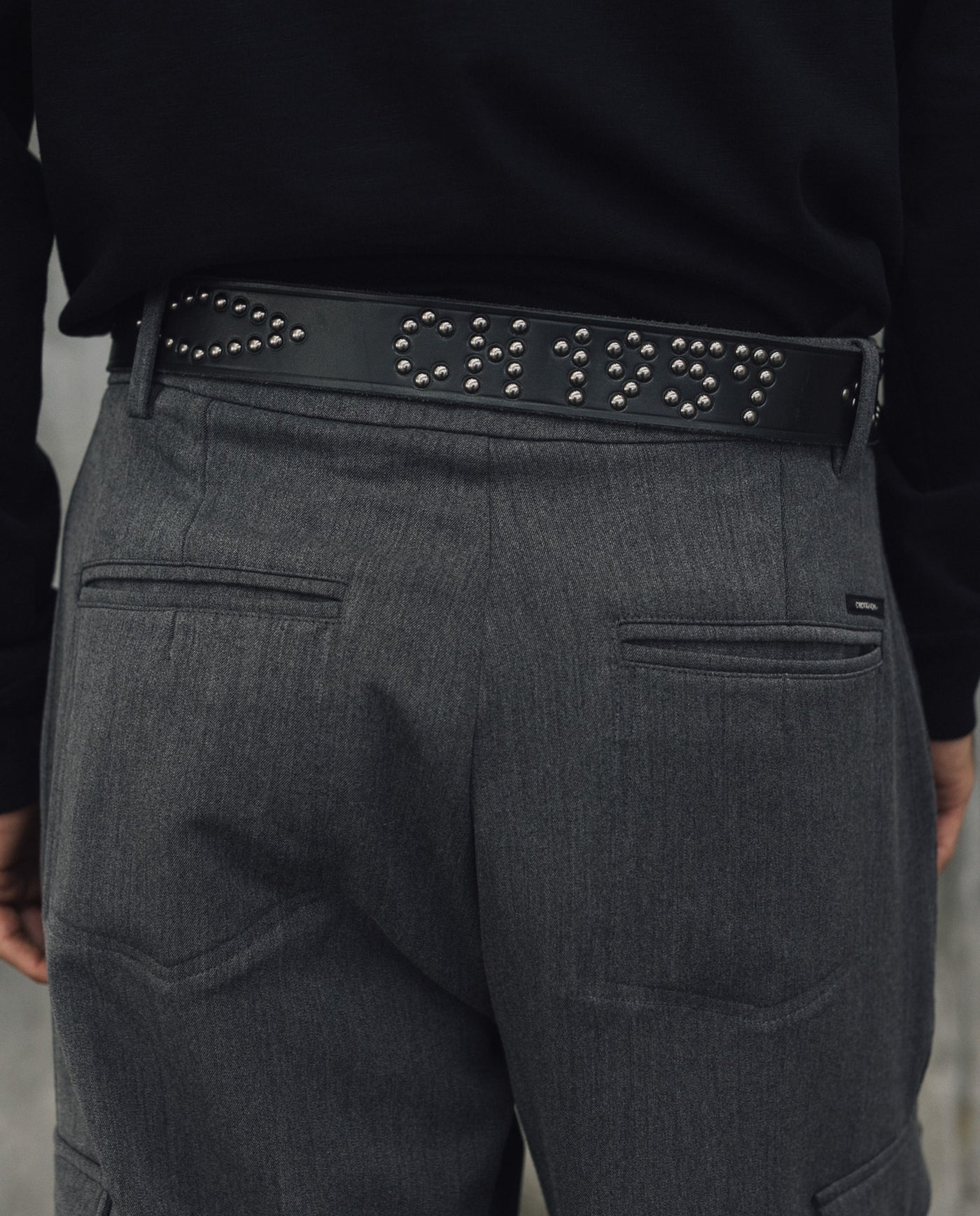 Mens Tailored Cargo Pants - Special Collection - Black 63_632H201_NEG194007_8