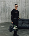 Mens Wide Waistband Pants - Special Collection - Black 63_632H202_NEG194007_0