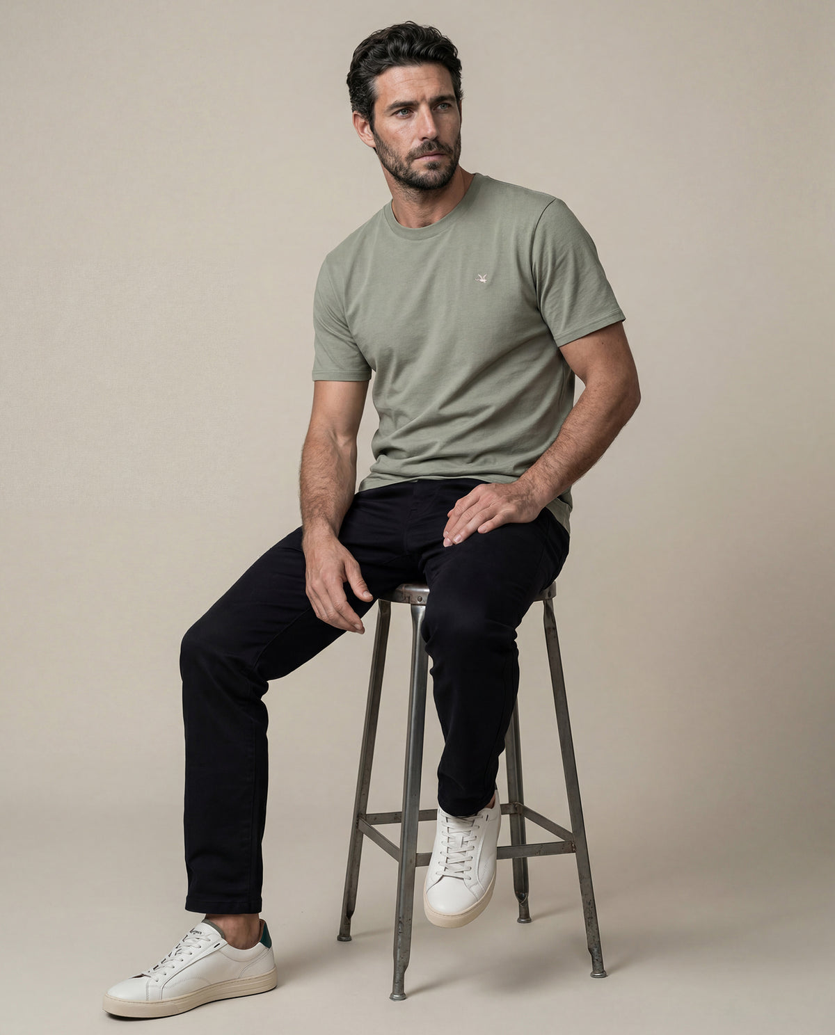 Men´s Bootcut Chino Pant - Black 63_635H100_NEG194007_3