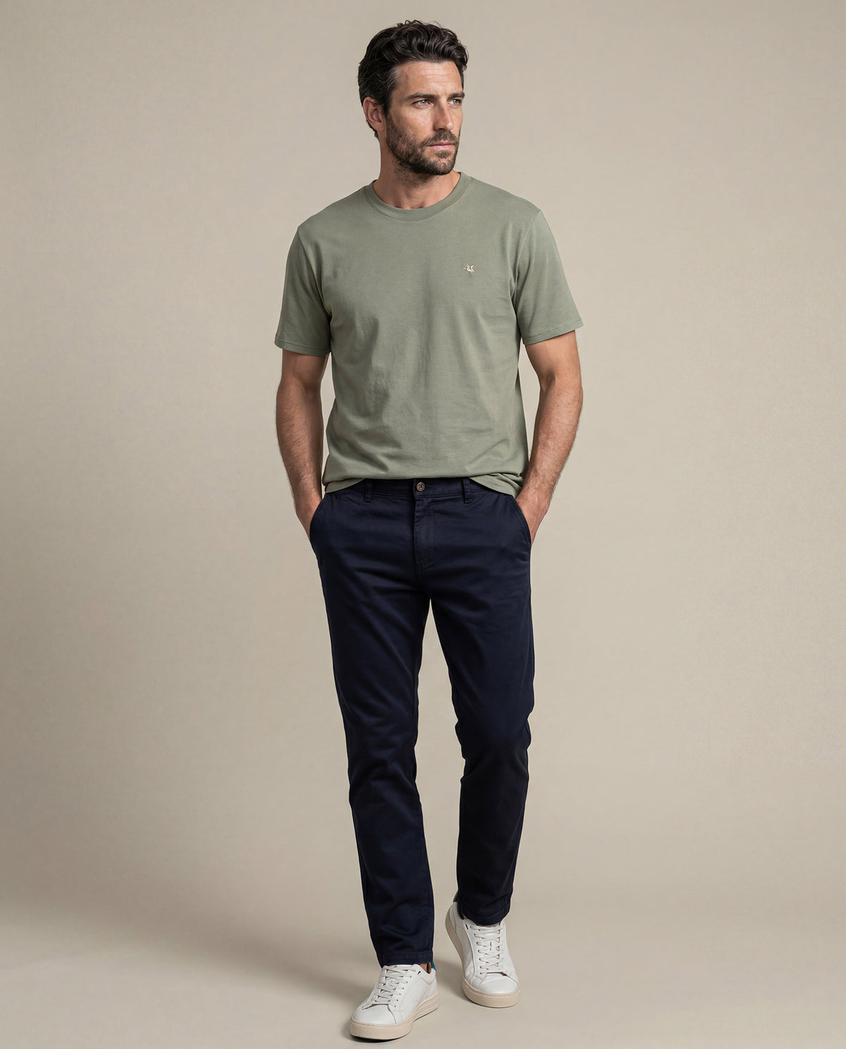 Men´s Bootcut Chino Pant - Black 63_635H100_NEG194007_4