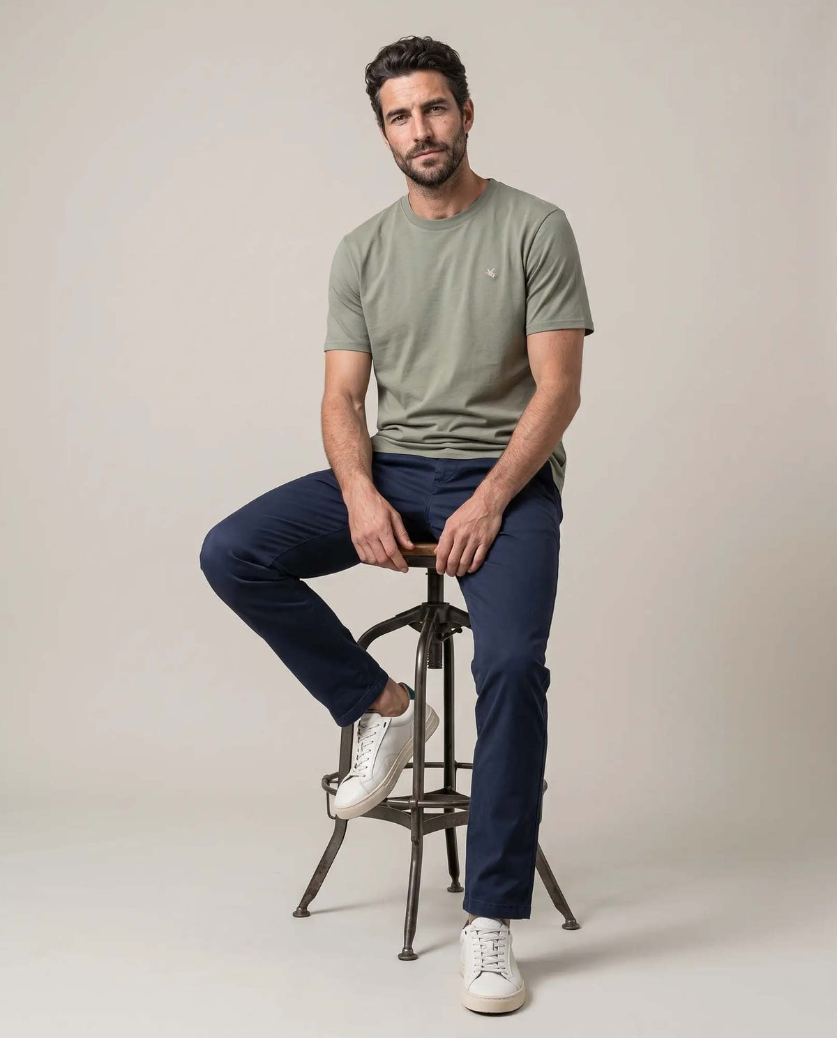 Men´s Tapered Chino Pants - Blue 63_635H103_AZU194030_7