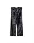 Mens Lambskin Leather Seven-Pocket Cargo Pants - Special Collection - Black 63_637H500_NEG194007_5